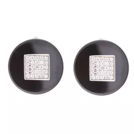 Серьги с английским замком из серебра TC-E00177-B-W-X-X-W