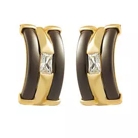 Серьги с английским замком из серебра TC-E01140-BR-L-W-X-X