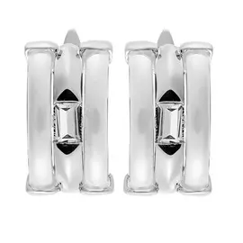 Серьги с английским замком из серебра TC-E01140-W-W-W-X-X