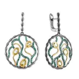 Серьги с английским замком из серебра YE01609_SR_PD_001_BJ