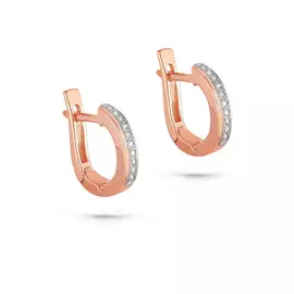 Серьги с английским замком из золота 12-0533-1000