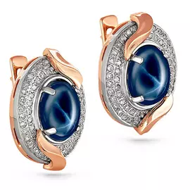 Серьги с английским замком из золота 12-0586-1400