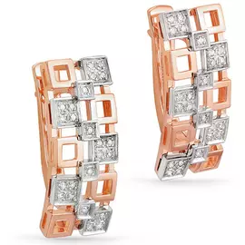 Серьги с английским замком из золота 12-0710-1000