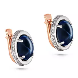 Серьги с английским замком из золота 12-0717-1400