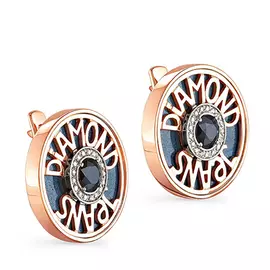 Серьги с английским замком из золота 12-0750-1103