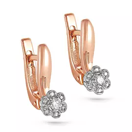 Серьги с английским замком из золота 12-0912-1000