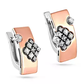 Серьги с английским замком из золота 12-0940-1000