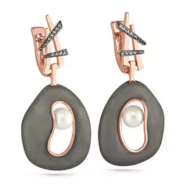 Серьги с английским замком из золота 12-0992-1500