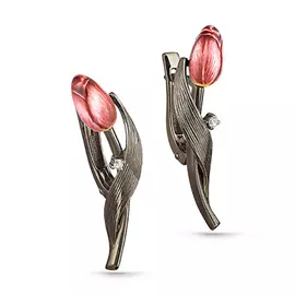 Серьги с английским замком из золота 12-11003-1022