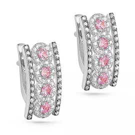 Серьги с английским замком из золота 12-11027-1100