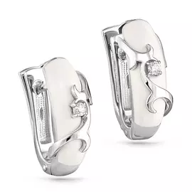 Серьги с английским замком из золота 12-11065-1010