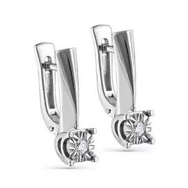 Серьги с английским замком из золота 12-11093-1000