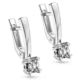 Серьги с английским замком из золота 12-11102-1000