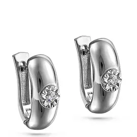 Серьги с английским замком из золота 12-11163-1000