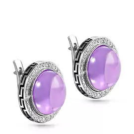 Серьги с английским замком из золота 12-11166-5302