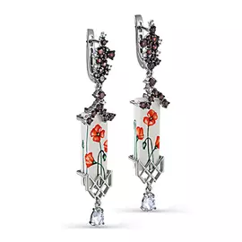 Серьги с английским замком из золота 12-11283-3522