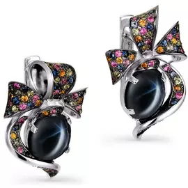 Серьги с английским замком из золота 12-1371-4100