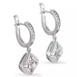 Серьги с английским замком из золота 12-1446-1000