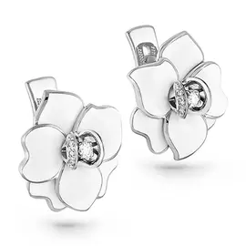 Серьги с английским замком из золота 12-1669-1010