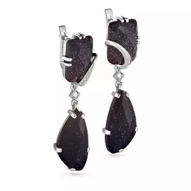 Серьги с английским замком из золота 12-1755-1300