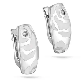 Серьги с английским замком из золота 12-1812-1010