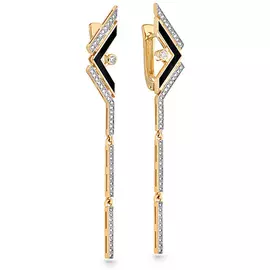 Серьги с английским замком из золота 12-21051-1002