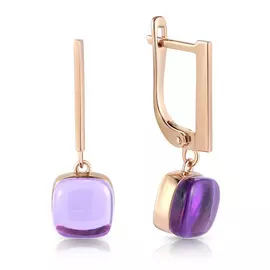 Серьги с английским замком из золота 16516420000