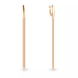 Серьги с английским замком из золота 16610143000