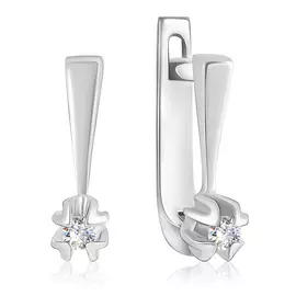 Серьги с английским замком из золота 1А20024-010