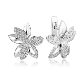 Серьги с английским замком из золота 1Е20001-010