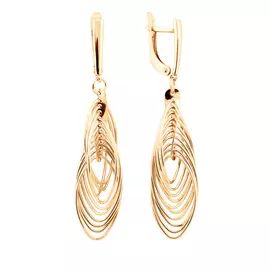 Серьги с английским замком из золота 20-1250-11-00