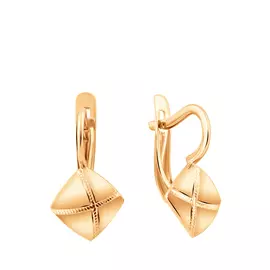 Серьги с английским замком из золота 20-1577-11-00