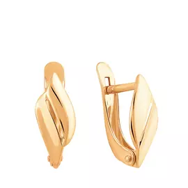 Серьги с английским замком из золота 20-1623-11-00