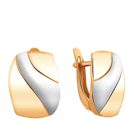 Серьги с английским замком из золота 20-1683-10-00