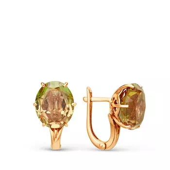 Серьги с английским замком из золота 21801936