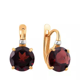 Серьги с английским замком из золота 21-1839-10-08