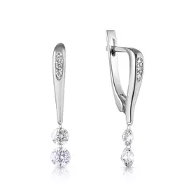 Серьги с английским замком из золота 2202514