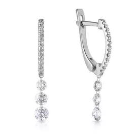 Серьги с английским замком из золота 2202556