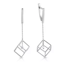 Серьги с английским замком из золота 2202709