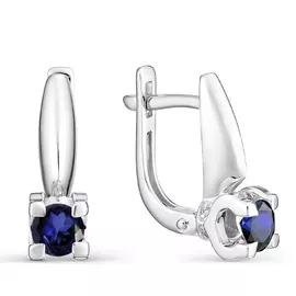 Серьги с английским замком из золота 22947-202