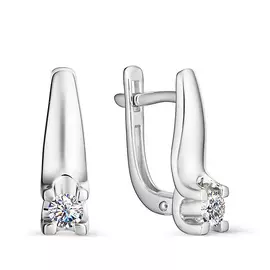 Серьги с английским замком из золота 22961-200