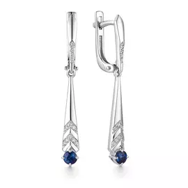 Серьги с английским замком из золота 23325-202