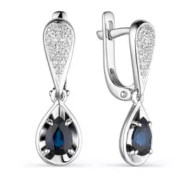 Серьги с английским замком из золота 23409-202