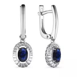 Серьги с английским замком из золота 23480-202