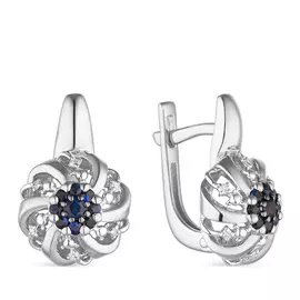 Серьги с английским замком из золота 23638-202