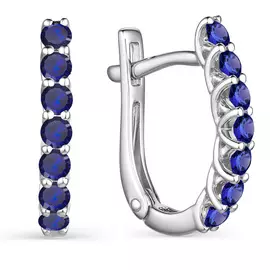 Серьги с английским замком из золота 23941-202