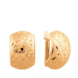 Серьги с английским замком из золота 25-0320-11-62