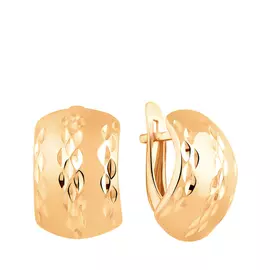 Серьги с английским замком из золота 25-0321-11-61