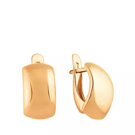 Серьги с английским замком из золота 25-0322-11-00