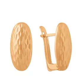 Серьги с английским замком из золота 25-0555-11-62